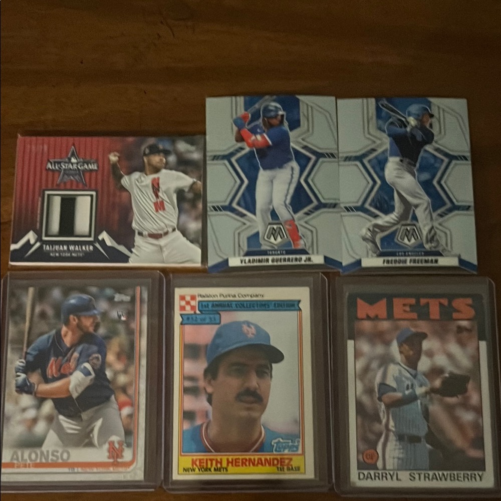 Baseball trading cardsVer valuable with multiple rookies/limited addition/prism